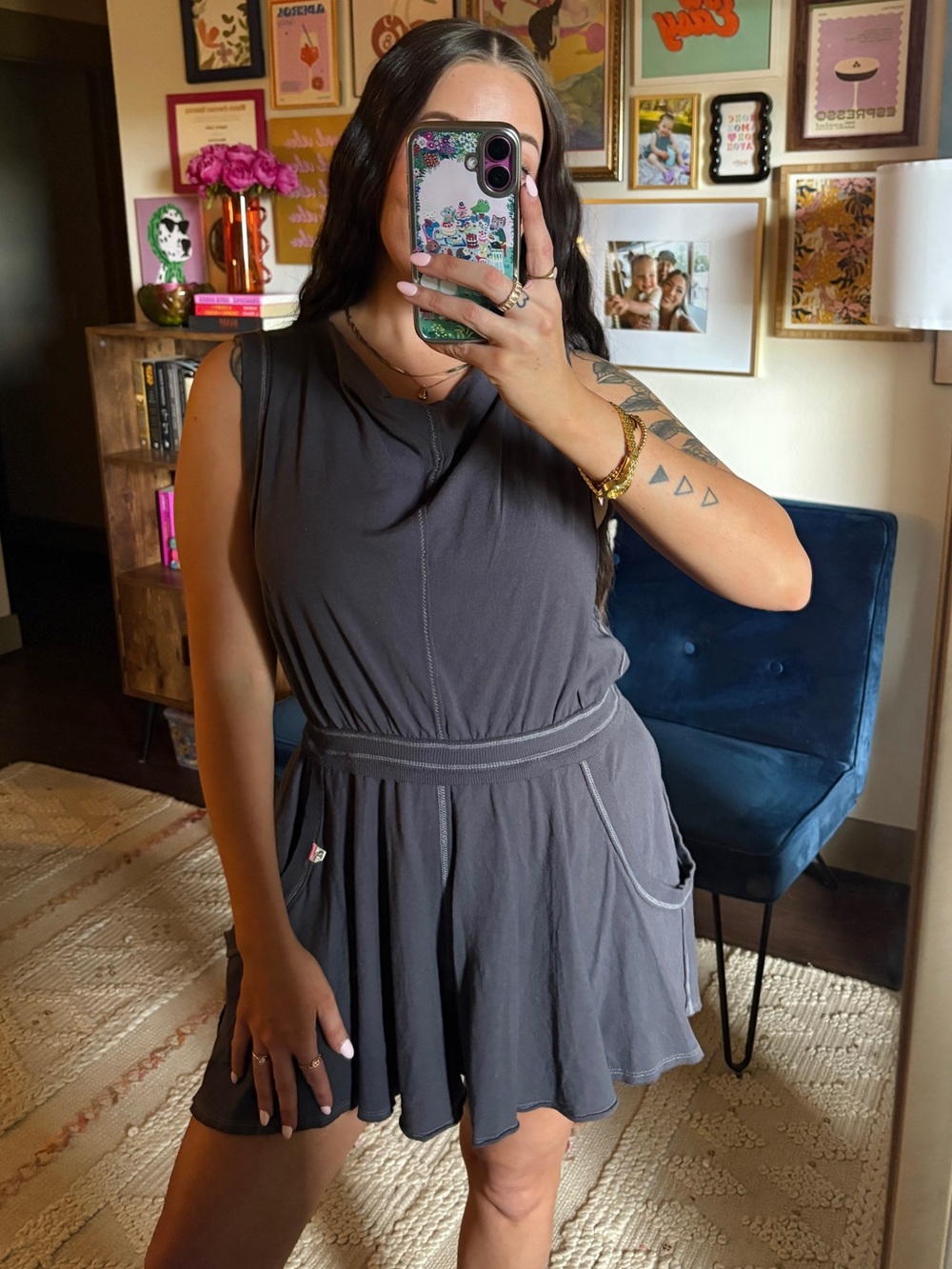 Free People Summer Slumbers Oversized Romper